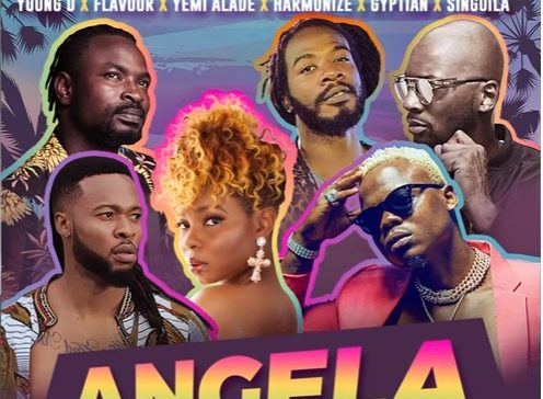 Audio - Young D ft Harmonize,Flavour,Yemi Alade,Gyptian & Singuila - ANGELA mp3 Download
